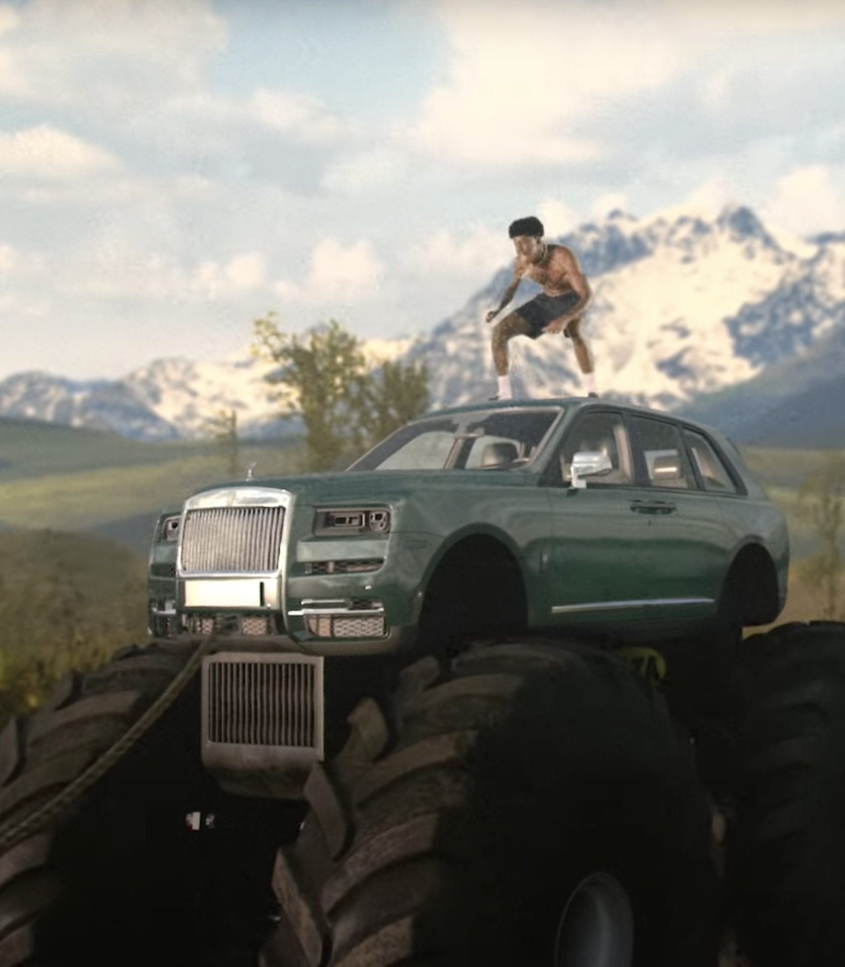 Tyler, The Creator shows off a monster truck Cullinan in “JUGGERNAUT” video  – Shock Mansion