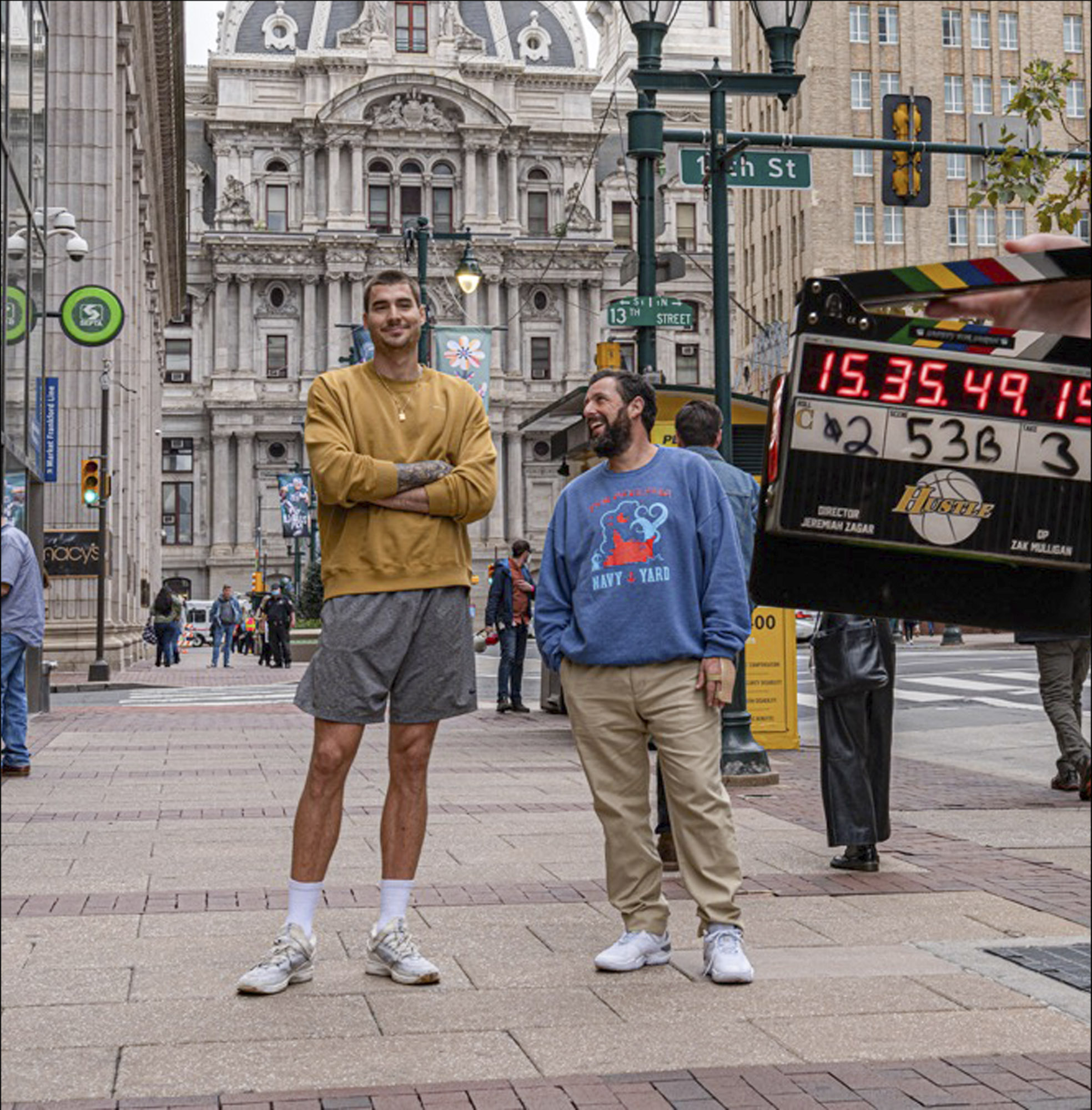 Adam Sandler stars as a washed-up NBA scout in Netflix's Hustle